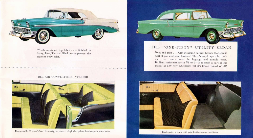 1956 Chevrolet Prestige Brochure Page 16